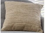 Dekokissen KUTTI "Crinkle allover" Gr. 1, beige (natur, unifarben), B:50cm L:50cm, Obermaterial: 55% Polyester, 45% Baumwolle, Dekokissen_Sitzkissen_Kissenhüllen, Dekokissen
