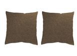 Dekokissen HOME WOHNIDEEN "LUCIO" Gr. 2, braun (braun, unifarben), B:50cm L:50cm, Polyester, Dekokissen_Sitzkissen_Kissenhüllen, Dekokissen