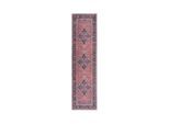 Flair Rugs , Rot , Textil , Struktur , rechteckig , 60x230 cm , für Fußbodenheizung geeignet, in verschiedenen Größen erhältlich, schmutzabweisend, waschbar ,