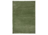 Flair Rugs , Grün , Textil , Uni , rechteckig , 200x290 cm , Reach, AZO-frei , für Fußbodenheizung geeignet, in verschiedenen Größen erhältlich, schmutzabweisend, pflegeleicht , Teppiche & Böden, Teppiche, Hochflorteppiche, Hochflorteppiche eckig, Hochflorteppiche rechteckig