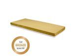 Primatex , Gelb, Weiß , Textil , H2 , rechteckig , 90x200 cm , Bezug abnehmbar/waschbar, für Hausstauballergiker geeignet, wendbar, optimale Belüftung, atmungsaktiv, schadstoffgeprüft, Matratzenklasse Bronze , Schlafzimmer, Matratzen, Wendematratzen