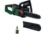 Akku-Kettensäge BOSCH HOME & GARDEN "PKE18V-30-28 SOLO", weiß, neutral, Kettensägen, Akku-Kettensäge, für schnelles und einfaches Schneiden von großen Ästen und Stämmen