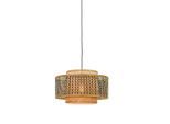 Good & Mojo , Braun, Schwarz , Naturmaterialien , rund , 53x236.5x53 cm , höhenverstellbar , Beleuchtung, Innenleuchten, Hängeleuchten