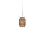 Good & Mojo , Naturfarben, Schwarz , Holz , Bambus , 25 cm , LED-Leuchtmittel austauschbar , Beleuchtung, Innenleuchten, Hängeleuchten