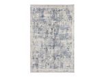 Webteppich Isvind Creme/Hellblau ca. 120x170cm