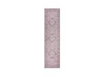 Flair Rugs , Pink , Textil , Struktur , rechteckig , 60x230 cm , waschbar, schmutzabweisend, in verschiedenen Größen erhältlich, für Fußbodenheizung geeignet , Teppiche & Böden, Teppiche, Webteppiche, Flachwebteppiche