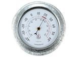 Thermometer Lily Silberfarben