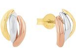 Paar Ohrstecker AMOR "2013772", gold (gelbgoldfarben), Ohrringe, Damen, Gelbgold 375