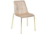 Livetastic Stuhl, Taupe, Holz, Metall, Textil, Pappel, Sperrholz, Rundrohr, 57x83x60 cm, Esszimmer, Stühle, Esszimmerstühle, Vierfußstühle