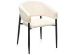 Livetastic Armlehnstuhl, Beige, Holz, Metall, Textil, Pappel, Sperrholz, konisch, 50x82x59 cm, Esszimmer, Stühle, Esszimmerstühle, Armlehnenstühle