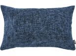 Dekokissen DONE. "Glow", dunkelblau, unifarben, B:40cm H:1cm L:60cm, Polyester, Dekokissen_Sitzkissen_Kissenhüllen