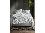 Bettwäsche IRISETTE "Meran-HK 8588", grün (salbei), B/L: 135cm x 200cm, 1 Stk., 1 Stk., Feinbiber, B/L: 80cm x 80cm, 2 Stk., Feinbiber, Obermaterial: 100% Baumwolle, Bettwäsche, Bettwäsche, flauschig weich und wärmend