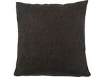 Dekokissen GÖZZE "Dallas", grau (anthrazit, unifarben), B:50cm L:50cm, Obermaterial: 100% Polyester, Dekokissen_Sitzkissen_Kissenhüllen, in vielen Farben