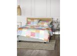 Wendebettwäsche IRISETTE "Meran 8506", multi, B/L: 135cm x 200cm, 1 Stk., 1 Stk., Feinbiber, B/L: 80cm x 80cm, 2 Stk., Feinbiber, Obermaterial: 100% Baumwolle, Bettwäsche, Wendebettwäsche, flauschig, weich und wärmend