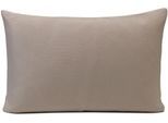 Dekokissen GÖZZE "Rhodos" Gr. 3, grau (taupe, unifarben), B:40cm L:60cm, Obermaterial: 65% Polyacryl, 35% Polypropylen, Dekokissen_Sitzkissen_Kissenhüllen