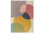 Flair Rugs Wollteppich, Mehrfarbig, Textil, Struktur, rechteckig, 170x120 cm, Reach, für Fußbodenheizung geeignet, in verschiedenen Größen erhältlich, Teppiche & Böden, Teppiche, Naturteppiche