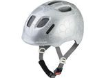 Alpina Kinder-Helm Ximo 2, silver flower gloss