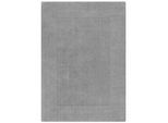 Flair Rugs , Grau , Textil , Uni , rechteckig , 160x230 cm , Reach, AZO-frei, Handmade in India , für Fußbodenheizung geeignet, in verschiedenen Größen erhältlich, pflegeleicht , Teppiche & Böden, Teppiche, Webteppiche, Handwebteppiche