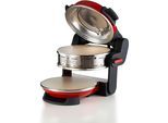 ARIETE Pizzaofen "927R Doppelpizzaofen für 2 Pizzen gleichzeitig, rot", rot, B:42cm H:32,5cm T:43cm, Pizzaöfen