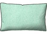 Kissenbezug BIBERNA "Hermal Flanell mit Reißverschluss, Melange-Optik, Wendekissenbezug", grün (mint), B:40cm L:80cm, Flanell, Obermaterial: 100% Baumwolle, Kissenbezüge, Kissenbezug, Feinflanell, Made in Germany zertifiziert, kuschelig weich, mit Paspel