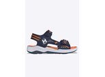 Sandale LOTTO, Mädchen, Gr. 30, blau (navy, orange), Synthetik, Schuhe Sandale, - in kinderfußgerechter Passform