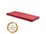 Primatex , Rot, Weiß , Textil , H2 , rechteckig , 90x200 cm , Bezug abnehmbar/waschbar, für Hausstauballergiker geeignet, optimale Belüftung, atmungsaktiv, schadstoffgeprüft, Matratzenklasse Bronze , Schlafzimmer, Matratzen, Taschenfederkernmatratzen