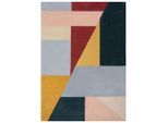 Flair Rugs , Mehrfarbig , Textil , Raute , rechteckig , 160x230 cm , Reach, AZO-frei, Handmade in India , für Fußbodenheizung geeignet, pflegeleicht , Teppiche & Böden, Teppiche, Webteppiche