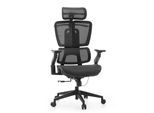 hjh OFFICE Profi Bürostuhl Ergo U2 Pro3 Netzstoff mit Armlehnen (höhenverstellbar)