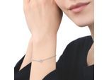 Armband TOM TAILOR "Schmuck Geschenk Silber 925 Herz", silberfarben, kristallweiß, kristallweiß, Armbänder, Damen, 20cm, Silber 925 (Sterlingsilber), Armband, mit Zirkonia (synth.)