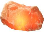 WAGNER LIFE DESIGN Dekolicht "Rock", orange, 1 Stk., Leuchten, Handgefertigt aus Salzkristall - jeder Stein ein Unikat, ca.25-30 kg