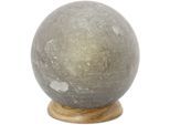 WAGNER LIFE DESIGN Salzkristall-Tischlampe "Planet", grau, 1 Stk., Leuchten, Handgefertigt aus Salzkristall - jeder Stein ein Unikat, ca.3 kg