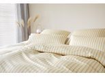 Bettwäsche ELEGANTE "Naturally", sonne, B/L: 155cm x 220cm, 1 Stk., 1 Stk., Mako-Jersey, B/L: 80cm x 80cm, 2, Mako-Jersey, Obermaterial: 100% Baumwolle, Bettwäsche, Bettwäsche, angenehmes Hautgefühl