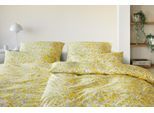 Bettwäsche ELEGANTE "Mimosa Jersey", zitronengelb, B/L: 135cm x 200cm, 1 Stk., 1 Stk., Mako-Jersey, B/L: 80cm x 80cm, 2, Mako-Jersey, Obermaterial: 100% Baumwolle, Bettwäsche, Bettwäsche, angenehmes Hautgefühl
