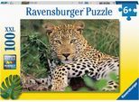 Puzzle RAVENSBURGER "Vio die Leopardin", bunt, Puzzles, KinderB:49cm H:36cm, Pappe, Made in Germany, B:49cm H:36cm