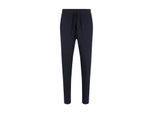 TOM TAILOR Herren Pyjama-Hose aus Baumwolle, blau, Uni, Gr. 50/M