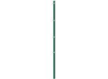 Zaunpfosten ARVOTEC "ESSENTIAL 240", grün, B:4cm H:240cm, Metall, Zaunpfosten, 4x4x cm für Mattenhöhe 240 cm, zum Einbetonieren