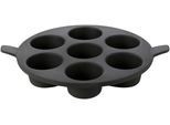 Grillschale TEPRO, schwarz, Ø:32cm, Gusseisen, Backbleche, für Gebäck; 32 cm Durchmesser
