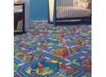 Teppichboden ANDIAMO "City, Schlinge, Gesamthöhe 6,5 mm, Luxusklasse LC1", grau, B:400cm L:500cm, Kunstfaser, Teppiche, Spielteppich, Straßenteppich, Breite 200 cm oder 400 cm, Kinderzimmer