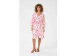 Kleid A-shape pink white