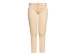 Amor, Truth & Trust Damen ATT JEANS Slim Fit Hose mit offenen Kanten Leoni Sand