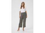 Casual Hose KAmille Loose fit black white