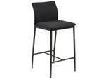 P & B , Grau , Metall, Textil , Uni , 41x90.5x48.5 cm , Reach , Esszimmer, Barmöbel, Barhocker