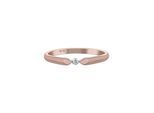 cai Ring 925 Silber rosévergoldet mit Zirkonia