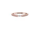 cai Ring 925 Silber rosévergoldet mit Zirkonia