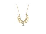 Dkeniz Anhänger mit Kette 925/- Sterling Silber vergoldet Modern Design Silberkette