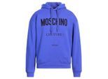 Blauer Kapuzenpullover Von Moschino Couture Milano