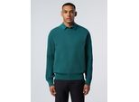 North Sails Pullover Technischer Strickausschnitt mit Rundhalsausschnitt