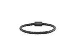 cai Armband Leder olivenblattgegerbt schwarz