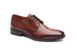 Base London Dome Schnürschuhe aus Leder für Herren in verbranntem Tan