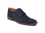 Base London Eton Schnürleder Herren Navy Schnürschuhe